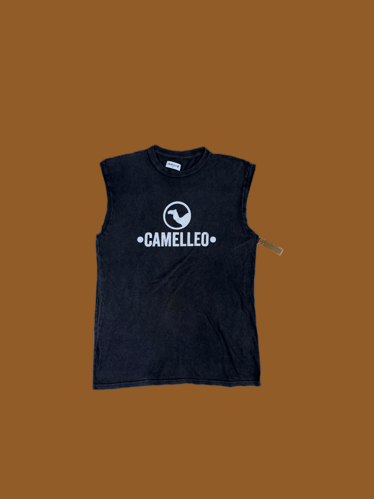 CAMELLEO MUSCLE TEE (VINTAGE BLACK)