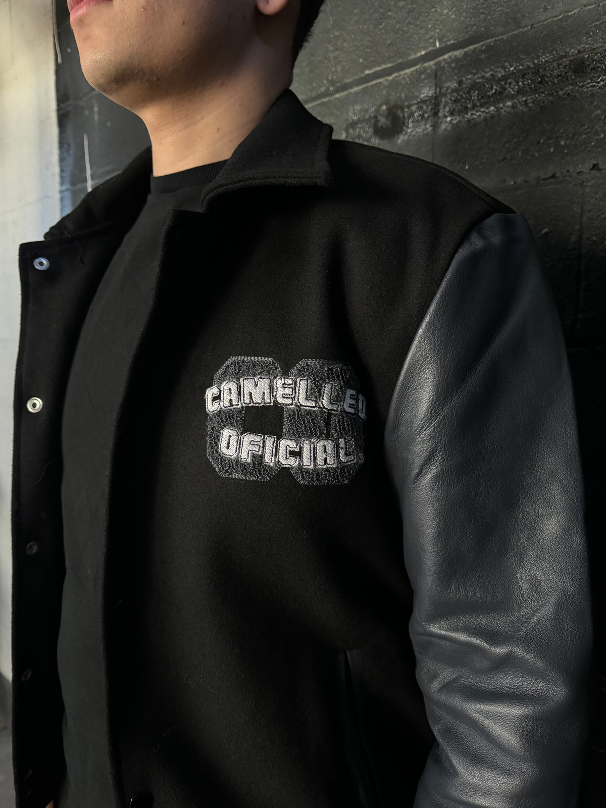 CAMELLEO VARSITY JACKET