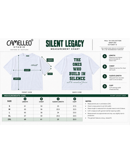 SILENT LEGACY TEE - WHITE